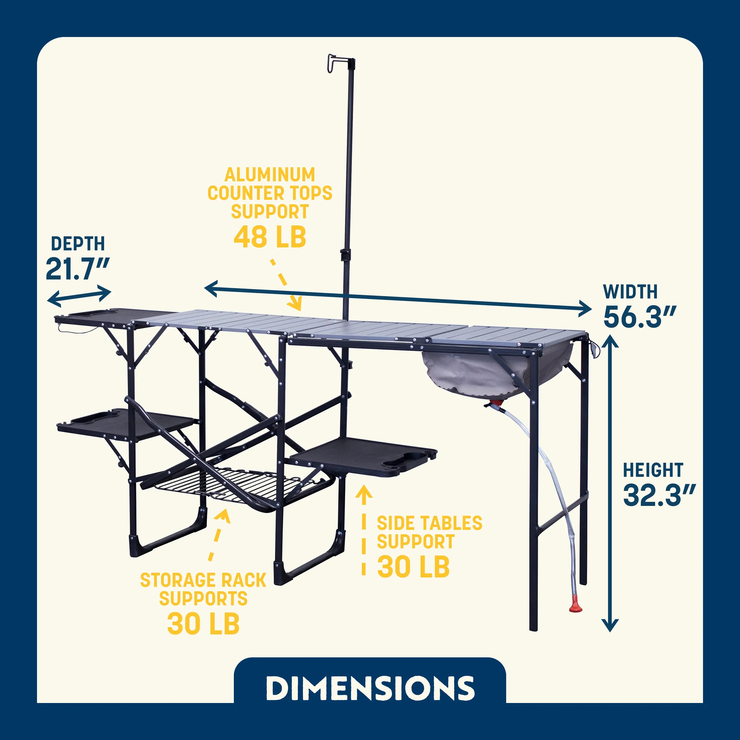 Master Cook Station — Selected for Outdoor Use | Outlandridge 9788 zQ