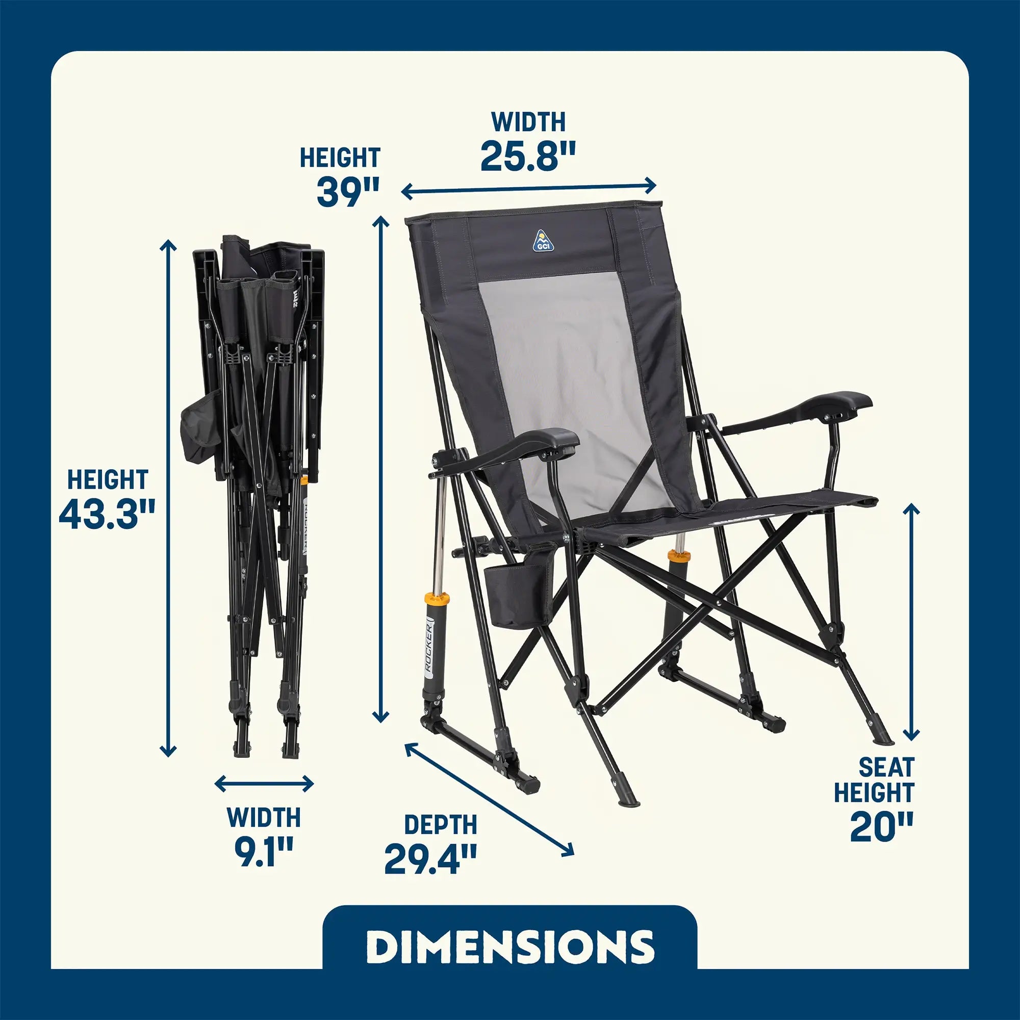 RoadTrip Rocker | Featured Outdoor Choice | Outlandridge CA4A 3L