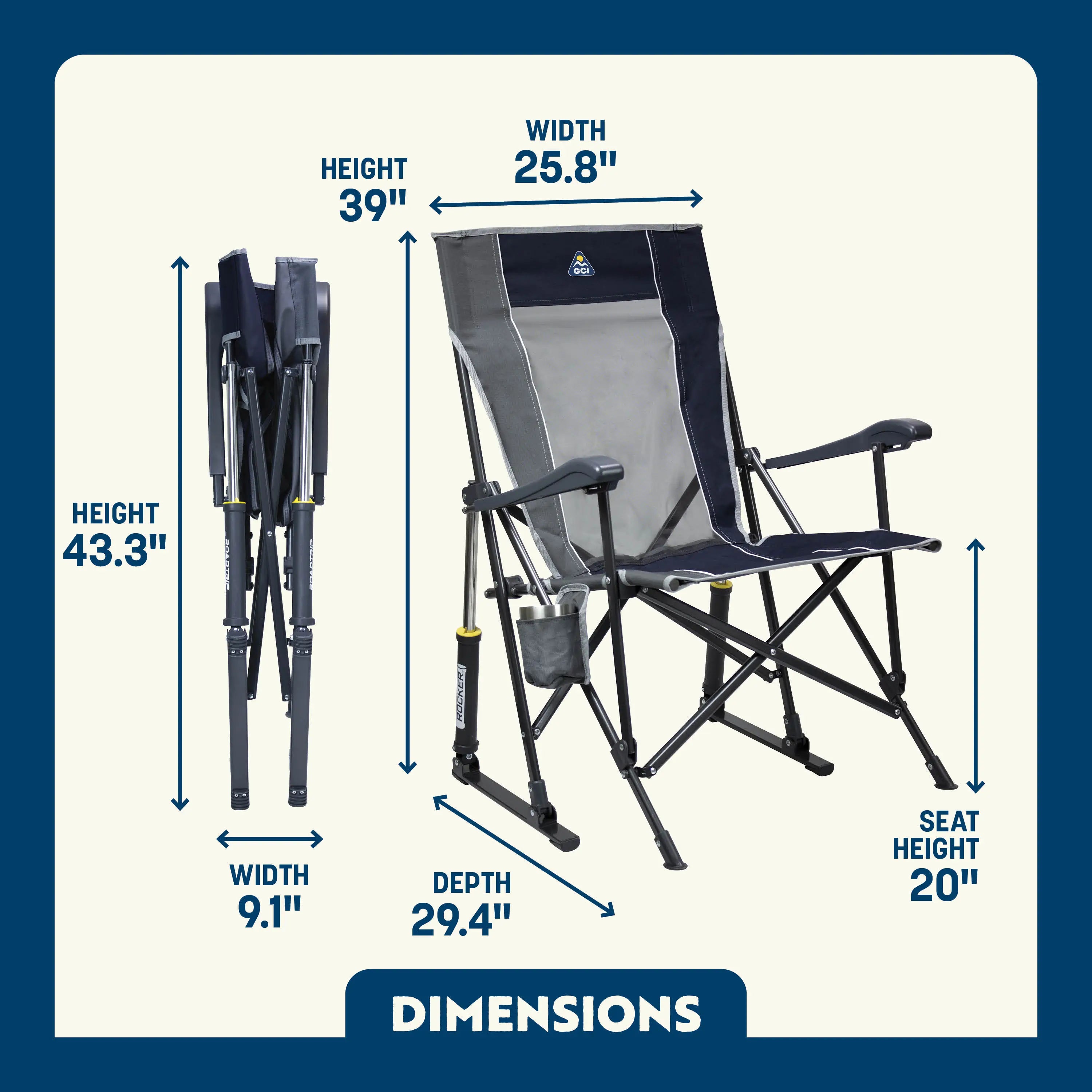 RoadTrip Rocker | Featured Outdoor Choice | Outlandridge CA4A 3L