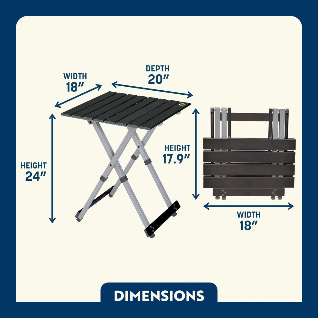 Compact Camp Table 20 | Featured Outdoor Choice | Outlandridge 81FC tY