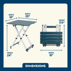 Compact Camp Table 20 | Featured Outdoor Choice | Outlandridge 81FC tY