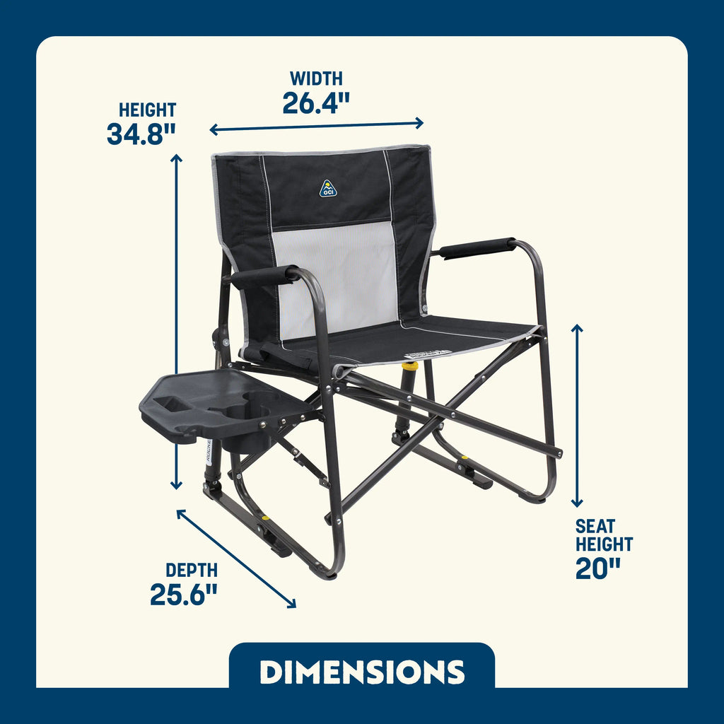 Freestyle Rocker XL with Side Table | Featured Outdoor Choice | Outlandridge 8A98 cF