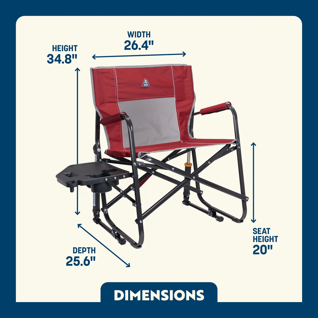 Freestyle Rocker XL with Side Table | Featured Outdoor Choice | Outlandridge 8A98 cF