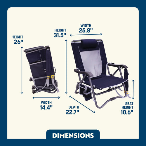 Bi-Fold Slim Event Chair | Camp-Ready Selection | Outlandridge 72DB Ao