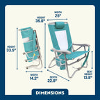 Bi-Fold Beach Chair | Featured Outdoor Choice | Outlandridge 6D3C 6R