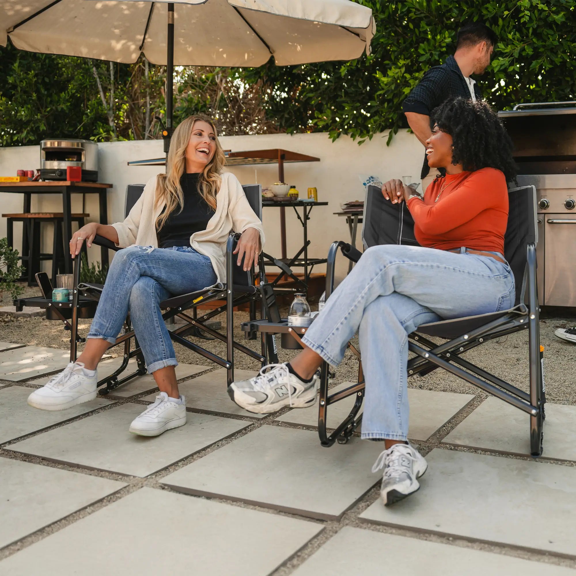 Freestyle Rocker XL with Side Table | Featured Outdoor Choice | Outlandridge 8A98 cF