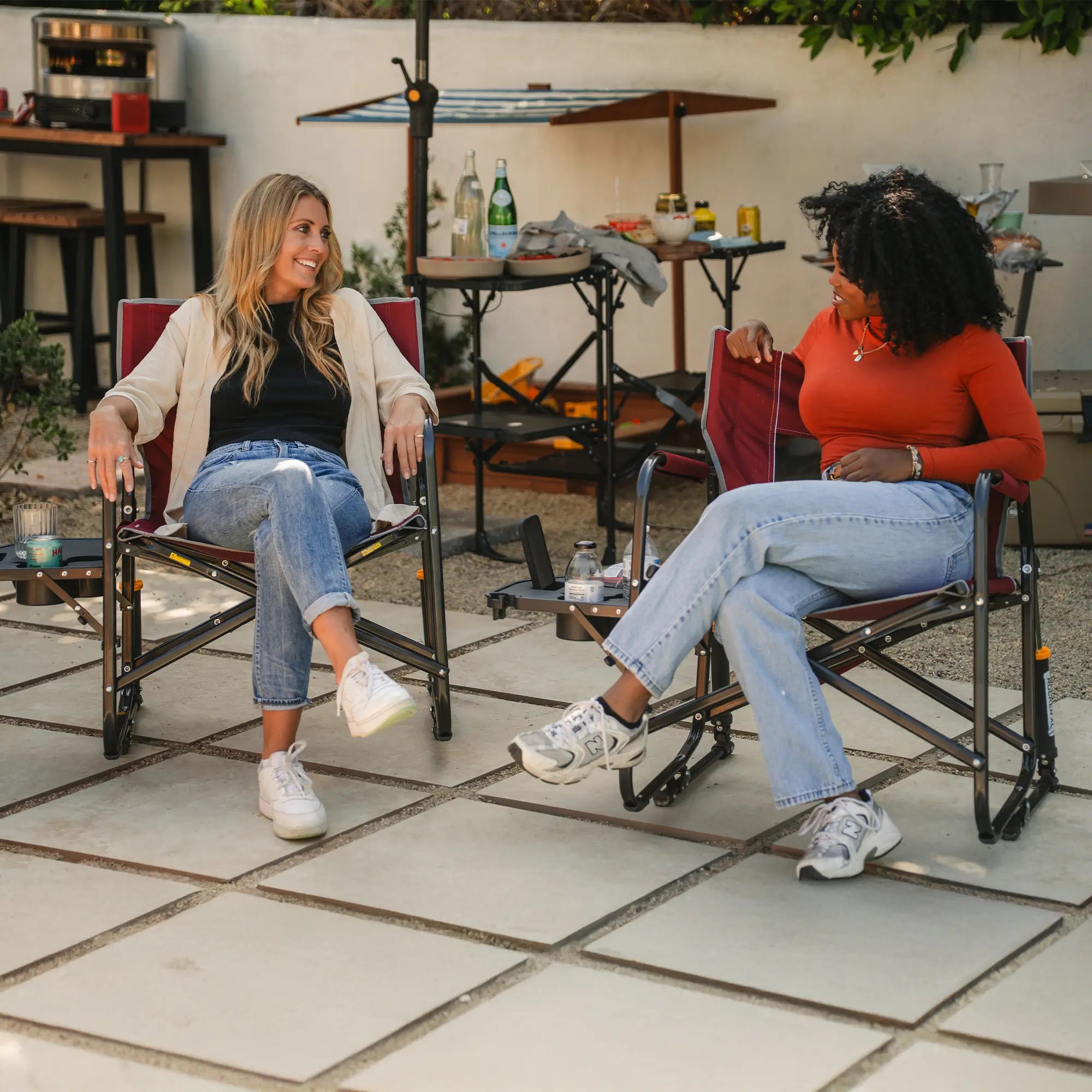 Freestyle Rocker XL with Side Table | Featured Outdoor Choice | Outlandridge 8A98 cF