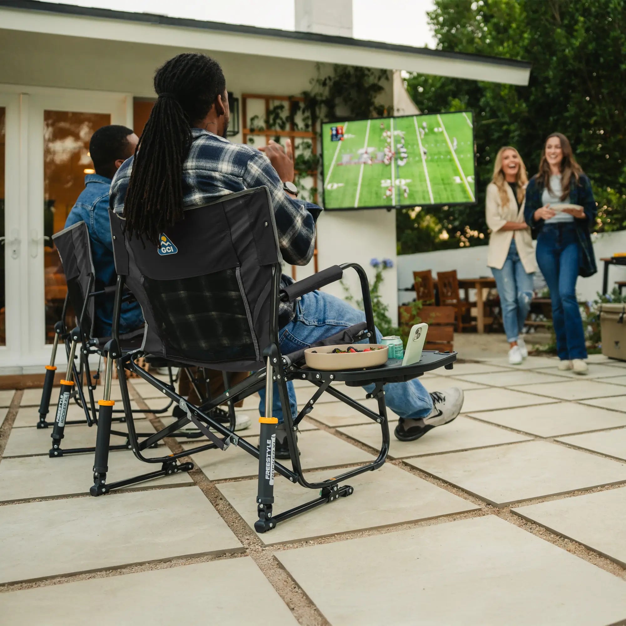 Freestyle Rocker XL with Side Table | Featured Outdoor Choice | Outlandridge 8A98 cF