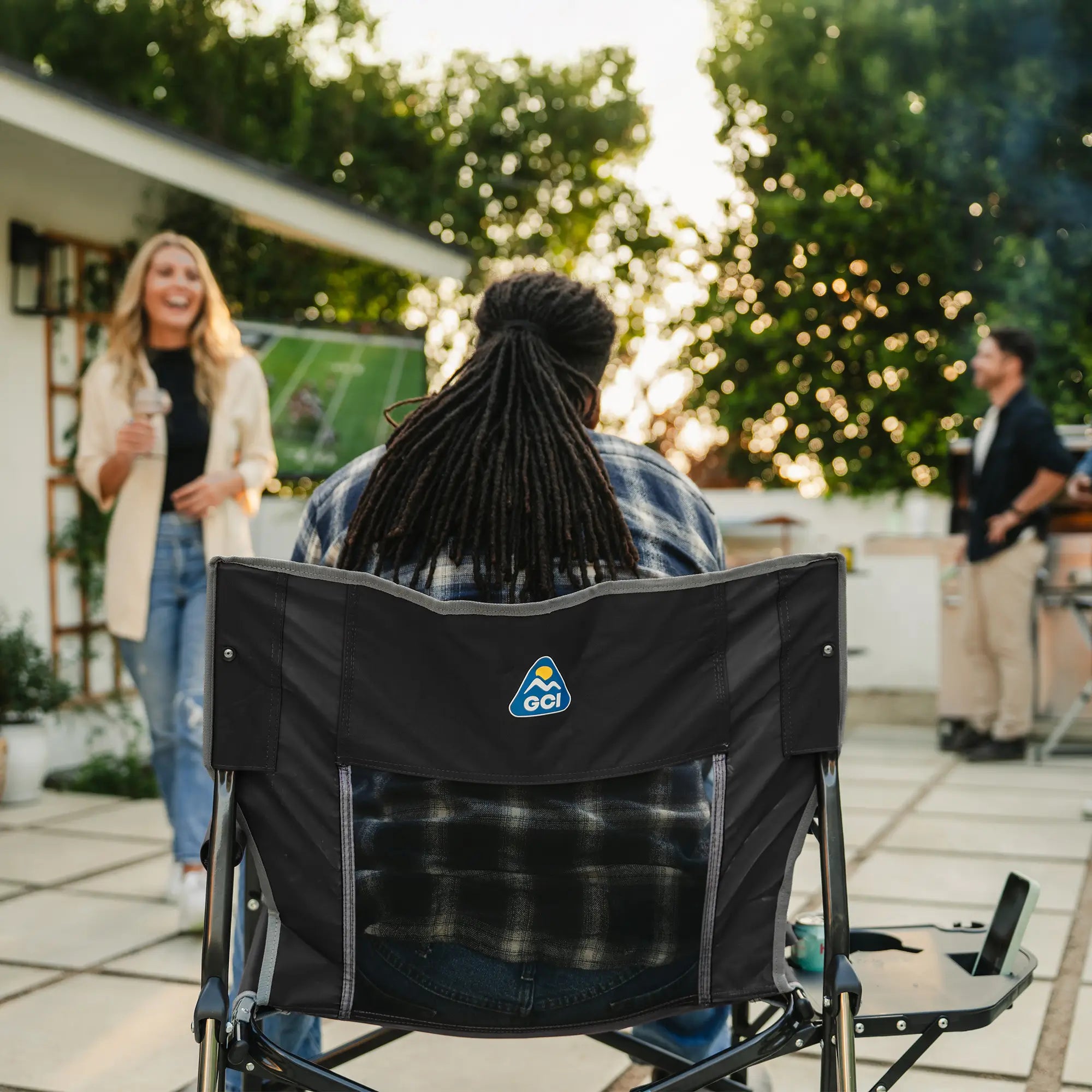 Freestyle Rocker XL with Side Table | Featured Outdoor Choice | Outlandridge 8A98 cF