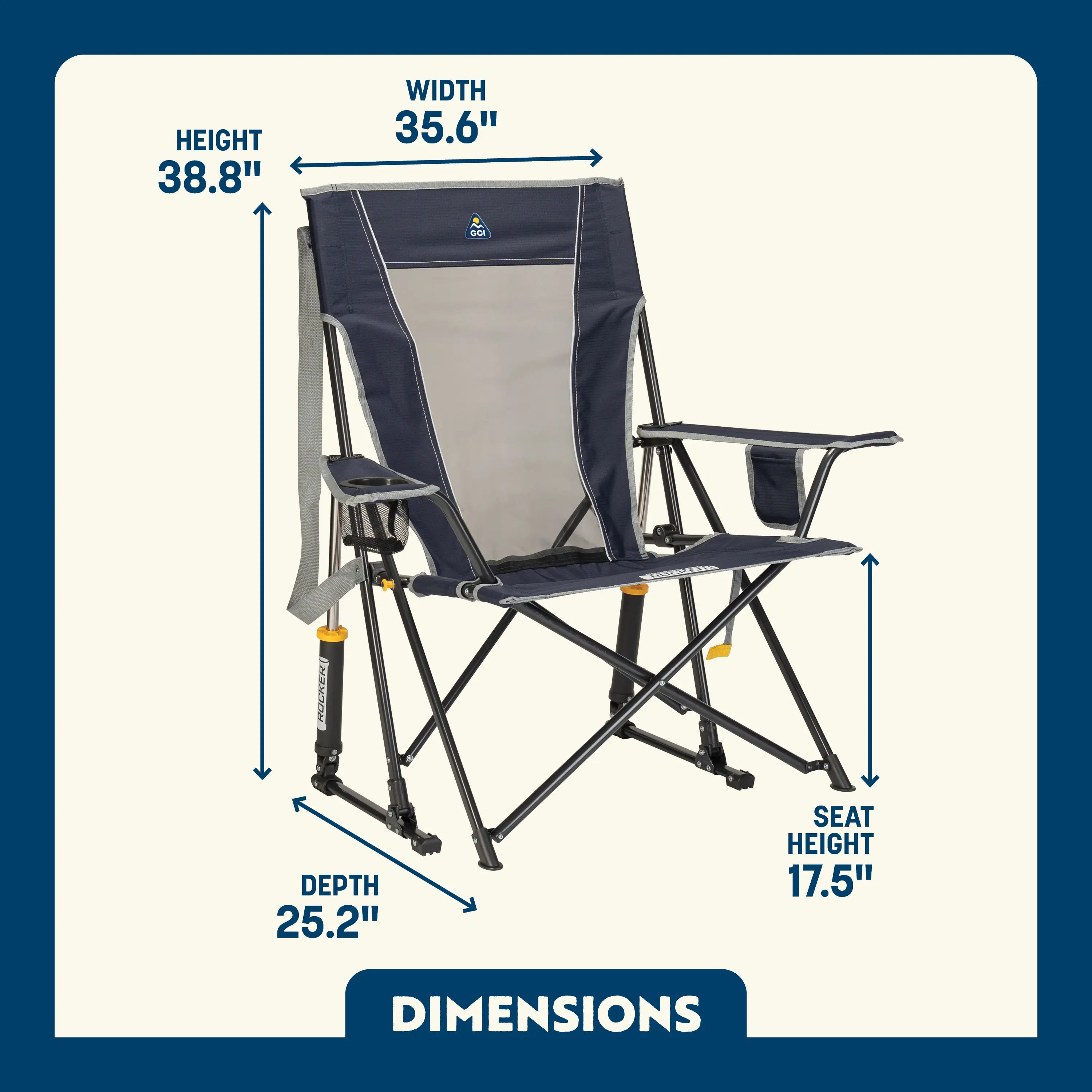 Comfort Pro Rocker | Featured Outdoor Choice | Outlandridge A093 bM