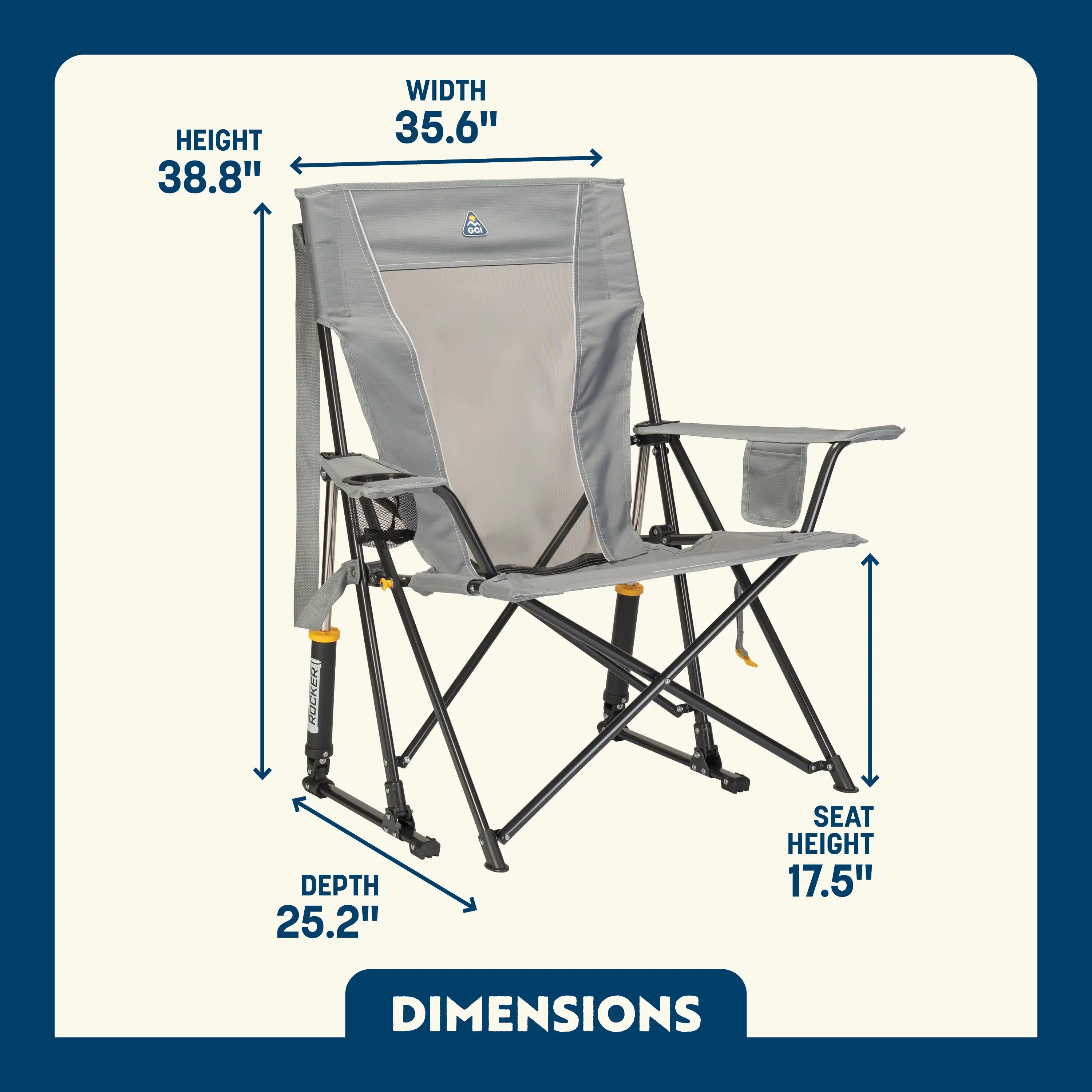 Comfort Pro Rocker | Featured Outdoor Choice | Outlandridge A093 bM