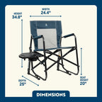 Freestyle Rocker with Side Table | Featured Outdoor Choice | Outlandridge B773 3m