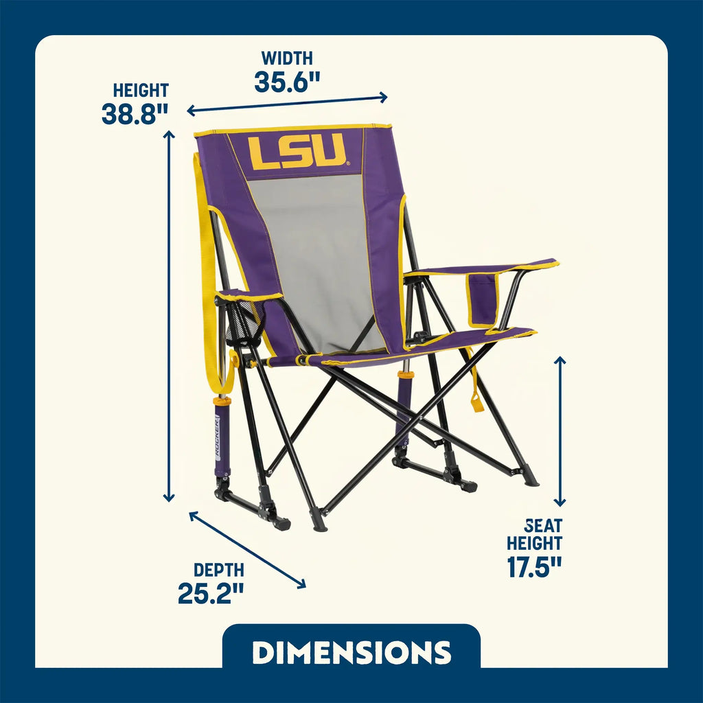 Comfort Pro Rocker - LSU Tigers | Featured Outdoor Choice | Outlandridge B597 OS