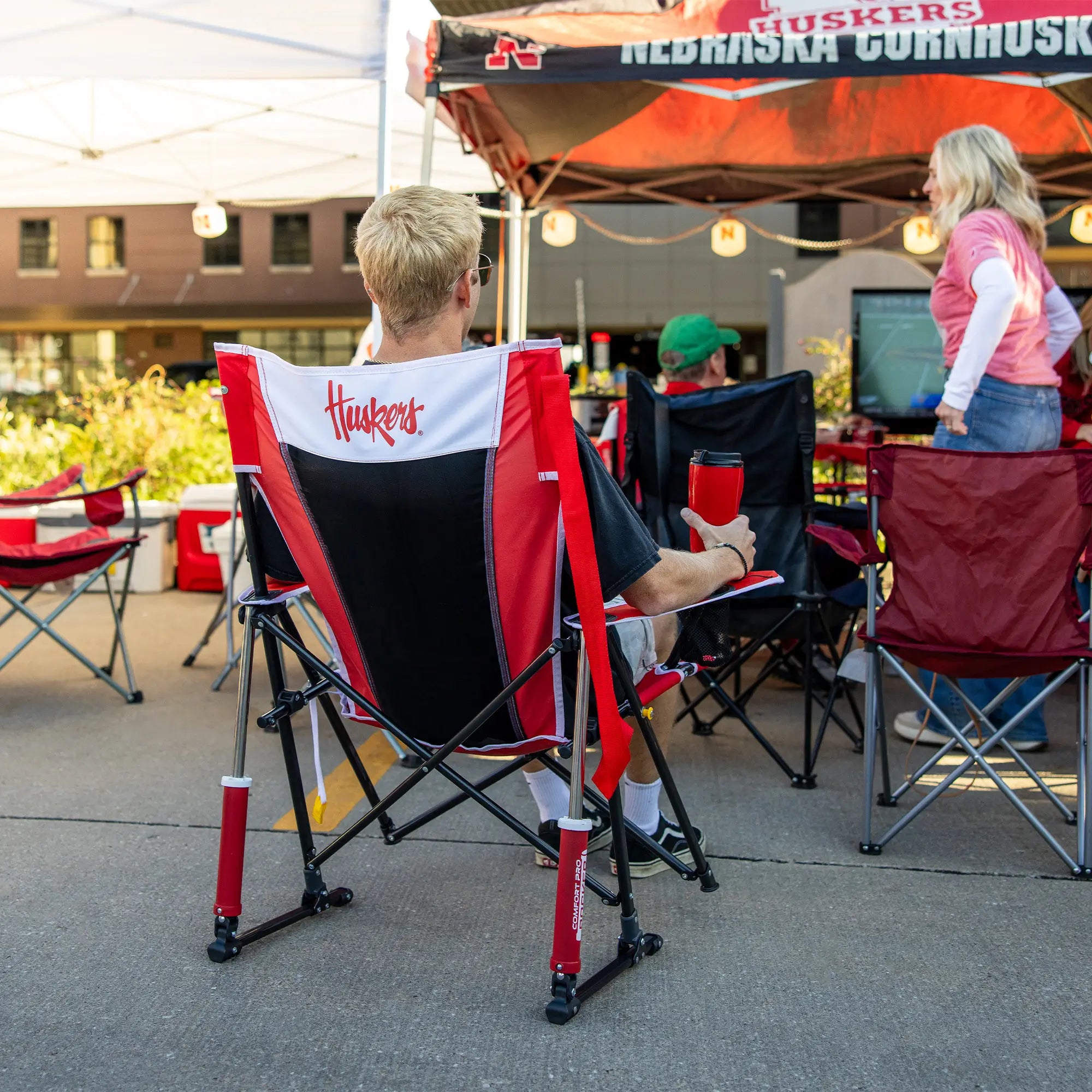Comfort Pro Rocker - Nebraska Cornhuskers | Featured Outdoor Choice | Outlandridge 1CB7 xN