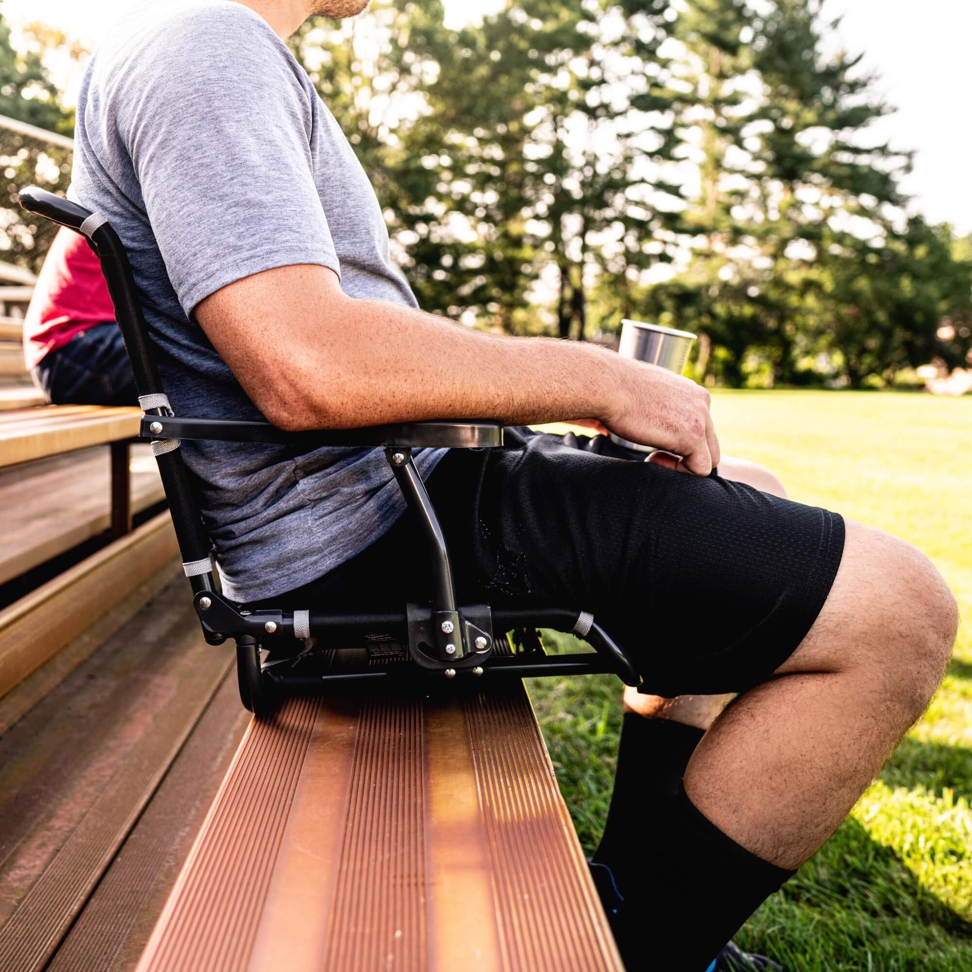 Big Comfort Stadium Chair with Armrests | Featured Outdoor Choice | Outlandridge 8967 wJ