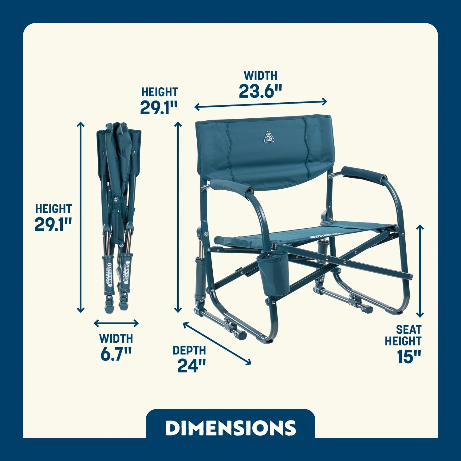 Grab & Go Rocker | Featured Outdoor Choice | Outlandridge FE87 qf