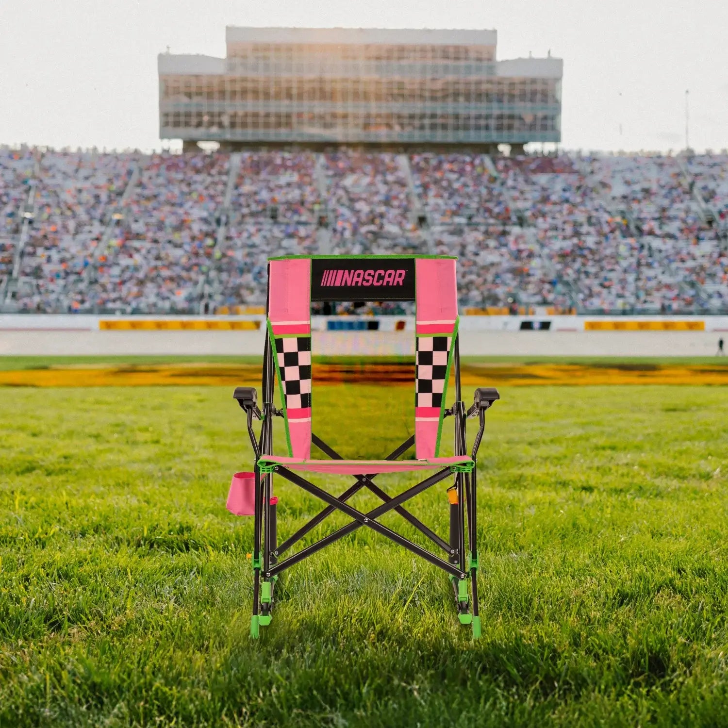 NASCAR RoadTrip Rocker - Pink | Featured Outdoor Choice | Outlandridge 579C dG
