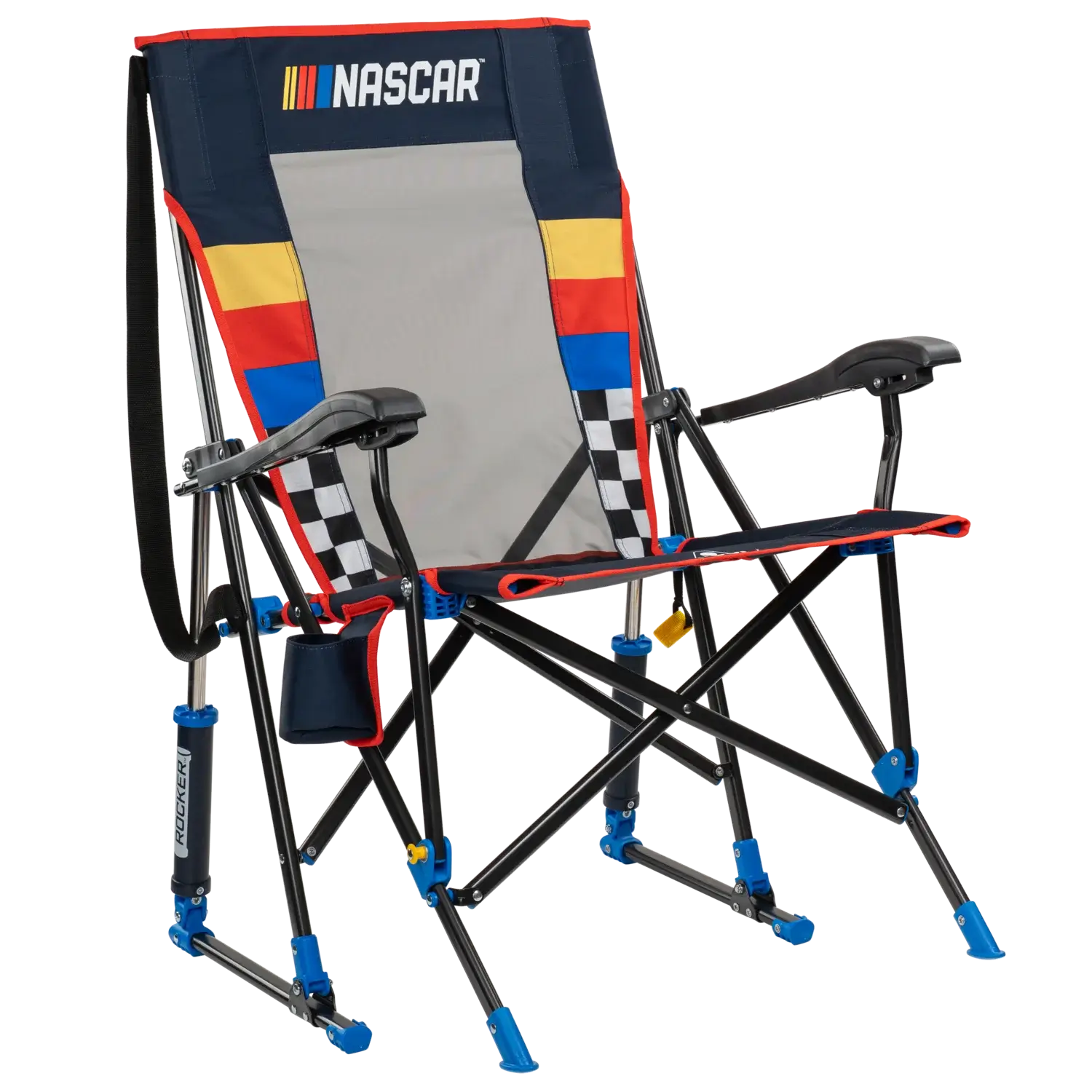 NASCAR RoadTrip Rocker - Blue | Featured Outdoor Choice | Outlandridge 2804 sV