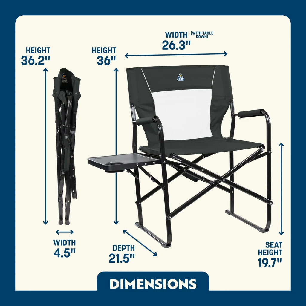 Slim-Fold Director's Chair XL | Featured Outdoor Choice | Outlandridge CCCC UD