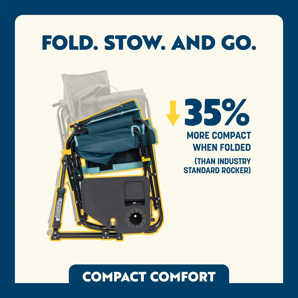 Stowaway Rocker with Side Table | Featured Outdoor Choice | Outlandridge 720F 11