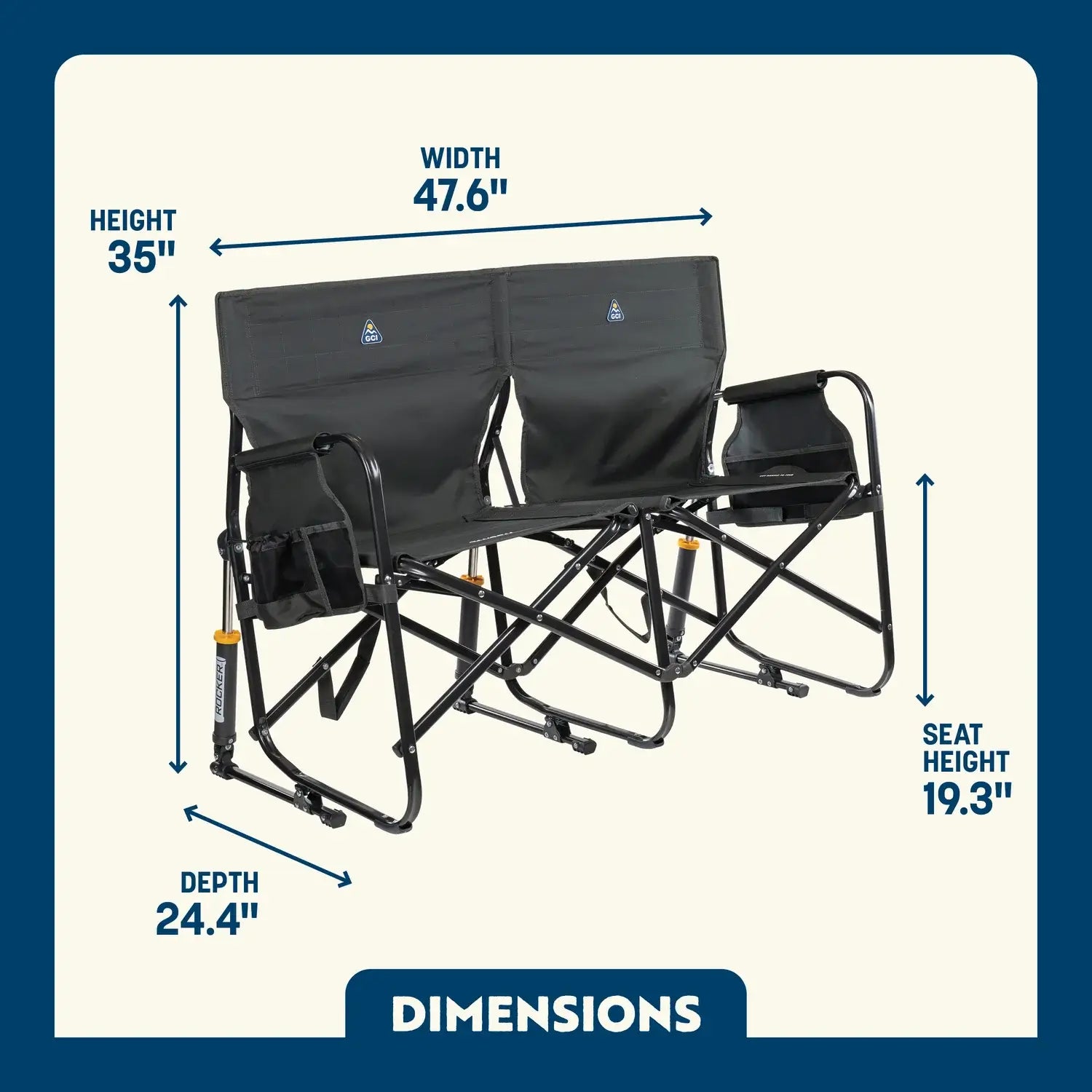 Tandem Rocker | Featured Outdoor Choice | Outlandridge 4C3C XY